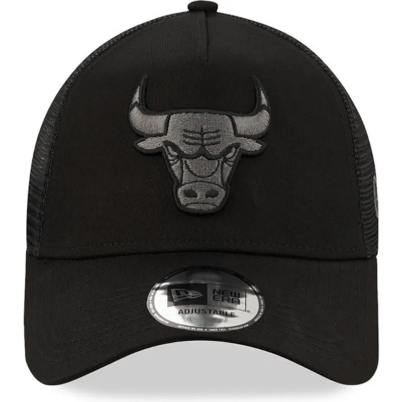 czapka-trucker-czarna-z-czarnym-logo-9forty-a-frame-tonal-chicago-bulls-nba-new-era