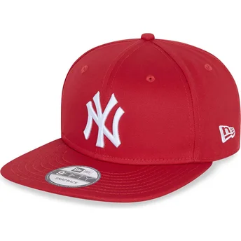 Κόκκινο επίπεδο καπέλο snapback 9FIFTY Essential των New York Yankees MLB από τη New Era