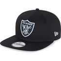 gorra-plana-negra-snapback-9fifty-essential-de-las-vegas-raiders-nfl-de-new-era