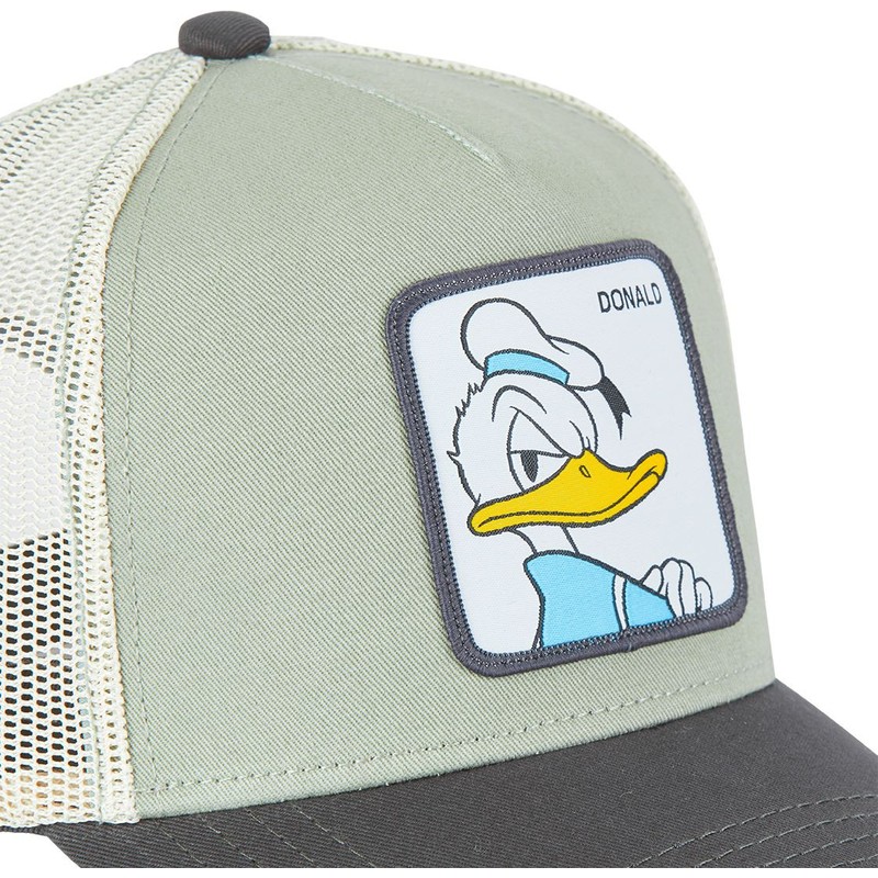 Capslab Donald Duck CAS DON2 Disney Green and Black Trucker Hat
