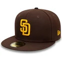 brazowa-dopasowana-czapka-z-daszkiem-59fifty-authentic-on-field-san-diego-padres-mlb-od-new-era
