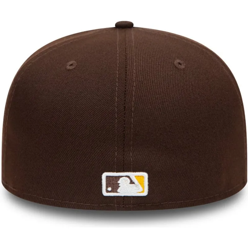 brun-platt-keps-justerad-59fifty-authentic-on-field-fran-san-diego-padres-mlb-av-new-era
