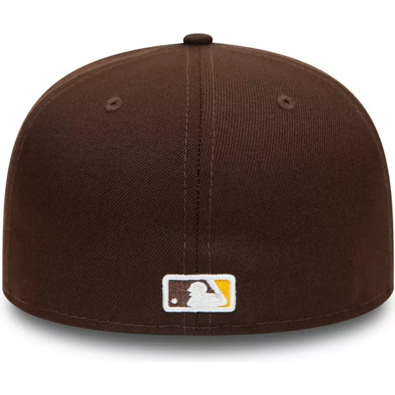 Gorra plana marrón ajustada 59FIFTY Authentic On Field de San Diego Padres  MLB de New Era