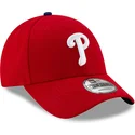 gorra-curva-roja-ajustable-9forty-league-de-philadelphia-phillies-mlb-de-new-era