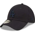 morkbla-justerbar-bojd-keps-med-morkbla-logotyp-39thirty-league-essential-los-angeles-dodgers-mlb-fran-new-era