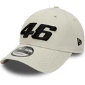 gorra-curva-beige-ajustable-valentino-rossi-vr46-9forty-essential-de-motogp-de-new-era