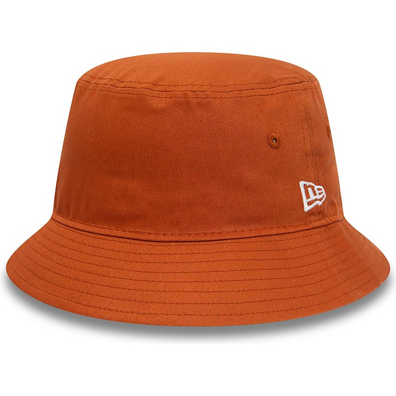 New Era Essential Tapered Brown Bucket Hat: Caphunters.ca