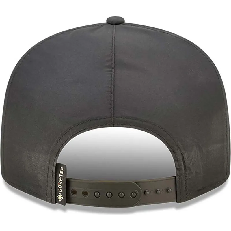 gorra-plana-negra-snapback-con-logo-negro-9fifty-gore-tex-de-new-york-yankees-mlb-de-new-era