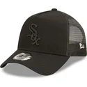 gorra-trucker-negra-con-logo-negro-a-frame-tonal-mesh-de-chicago-white-sox-mlb-de-new-era
