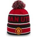 rot-schwarze-bommelmutze-cuff-jake-von-manchester-united-football-club-premier-league-von-new-era