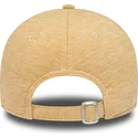 beige-verstellbare-damenkappe-9forty-jersey-der-new-york-yankees-mlb-von-new-era