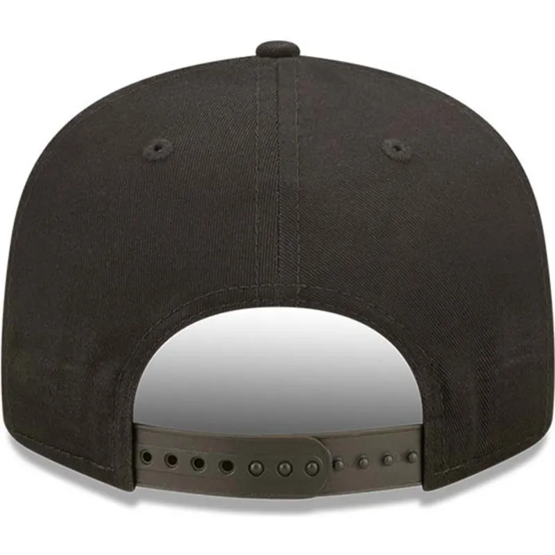 gorra-plana-negra-snapback-con-logo-beige-9fifty-league-essential-de-new-york-yankees-mlb-de-new-era