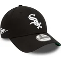 gorra-curva-negra-ajustable-9forty-team-side-patch-de-chicago-white-sox-mlb-de-new-era