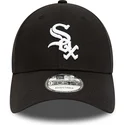 gorra-curva-negra-ajustable-9forty-team-side-patch-de-chicago-white-sox-mlb-de-new-era