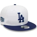gorra-plana-blanca-y-azul-snapback-9fifty-crown-patches-de-los-angeles-dodgers-mlb-de-new-era
