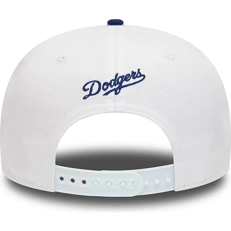 gorra-plana-blanca-y-azul-snapback-9fifty-crown-patches-de-los-angeles-dodgers-mlb-de-new-era