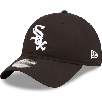 Ρυθμιζόμενο μαύρο καπέλο με καμπύλη 9TWENTY League Essential των Chicago White Sox MLB από τη New Era