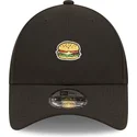 casquette-courbee-noire-ajustable-good-burger-good-life-9forty-food-icon-new-era