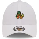 gorra-curva-blanca-ajustable-juice-tropical-fruits-9forty-food-icon-de-new-era