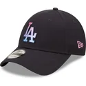 gorra-curva-azul-marino-ajustable-9forty-gradient-infill-de-los-angeles-dodgers-mlb-de-new-era