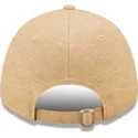 new-era-new-york-yankees-mlb-9forty-jersey-essential-verstellbare-braune-kappe-mit-gebogenem-schirm-und-braunem-logo