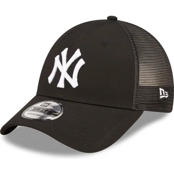 Μαύρο ρυθμιζόμενο καπέλο trucker A Frame Home Field των New York Yankees MLB από τη New Era