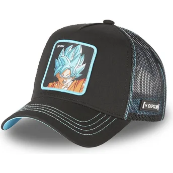 Gorra trucker negra Son Goku Super Saiyan Blue CAS GOK1 Dragon Ball de Capslab