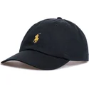 czarna-zakrzywiona-czapka-z-regulacja-i-zlotym-logo-cotton-chino-classic-sport-od-polo-ralph-lauren