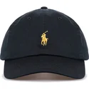 verstellbare-schwarze-kappe-mit-gebogenem-schirm-und-goldenem-logo-cotton-chino-classic-sport-von-polo-ralph-lauren