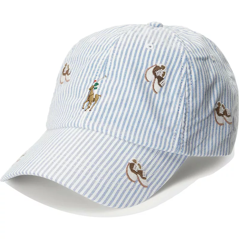Polo Ralph Lauren Sports Cap in Oxford Stripe | END Clothing