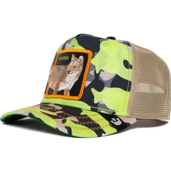 Gorra trucker camuflaje verde lobo Hunter El Sorro Dorado The Farm de Goorin Bros.