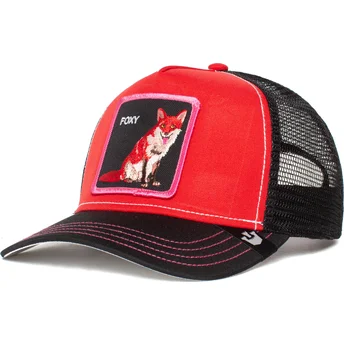 gorra-trucker-roja-y-negra-zorro-foxy-fox-trip-the-farm-de-goorin-bros