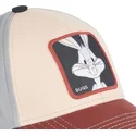 capslab-bugs-bunny-bu6-looney-tunes-beige-marinbla-och-rod-snapback-bojd-keps
