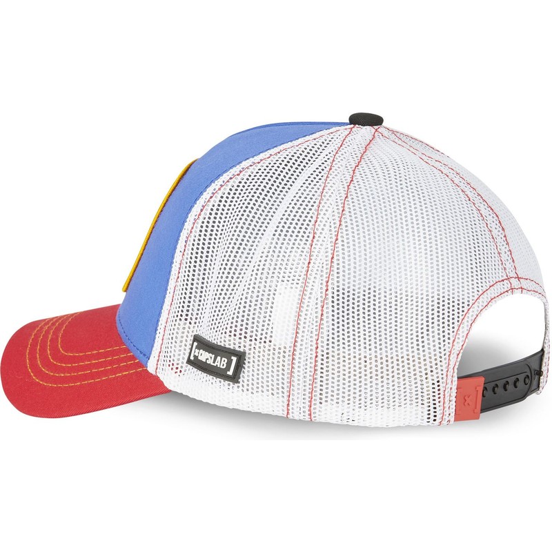 Casquette Trucker Bleue Blanche Et Rouge Monkey D Luffy Op Luf One