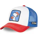 capslab-snoopy-va2-peanuts-weisse-blaue-und-rote-trucker-kappe