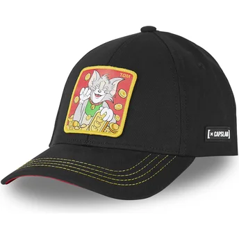 Καπέλο μαύρο καμπύλο snapback Tom T11 Looney Tunes της Capslab