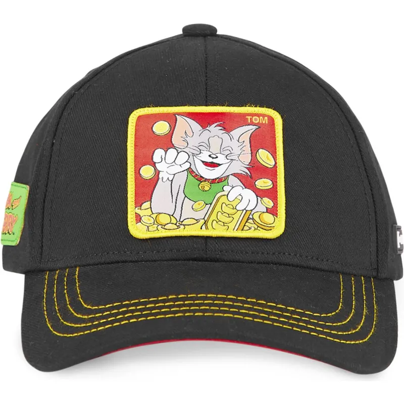 svart-bojd-snapback-keps-tom-t11-looney-tunes-fran-capslab