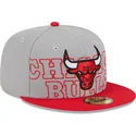 new-era-flat-brim-59fifty-draft-edition-2023-chicago-bulls-nba-grey-and-red-fitted-cap