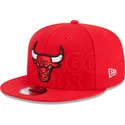 gorra-plana-roja-snapback-9fifty-draft-edition-2023-de-chicago-bulls-nba-de-new-era