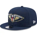 gorra-plana-azul-marino-snapback-9fifty-draft-edition-2023-de-new-orleans-pelicans-nba-de-new-era