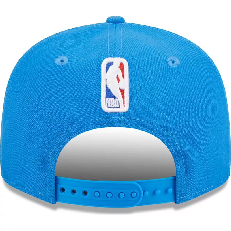 New Era Flat Brim 9FIFTY Draft Edition 2023 Oklahoma City Thunder NBA Blue  Snapback Cap