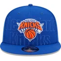 new-york-knicks-nba-9fifty-draft-edition-2023-snapback-cap-in-blau-von-new-era