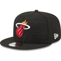 gorra-plana-negra-snapback-9fifty-draft-edition-2023-de-miami-heat-nba-de-new-era