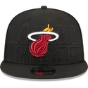 gorra-plana-negra-snapback-9fifty-draft-edition-2023-de-miami-heat-nba-de-new-era