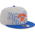 gorra-plana-gris-y-azul-snapback-9fifty-draft-edition-2023-de-new-york-knicks-nba-de-new-era