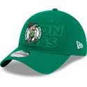 grune-verstellbare-curved-cap-9twenty-draft-edition-2023-der-boston-celtics-nba-von-new-era