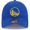 niebieska-zakrzywiona-czapka-regulowana-9twenty-draft-edition-2023-golden-state-warriors-nba-od-new-era