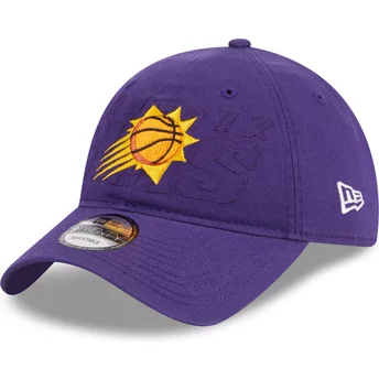 New Era Curved Brim 9TWENTY Draft Edition 2023 Phoenix Suns NBA Purple Adjustable Cap