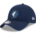 verstellbare-9twenty-draft-edition-2023-kappe-in-marineblau-der-minnesota-timberwolves-nba-von-new-era