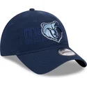 gorra-curva-azul-marino-ajustable-9twenty-draft-edition-2023-de-memphis-grizzlies-nba-de-new-era